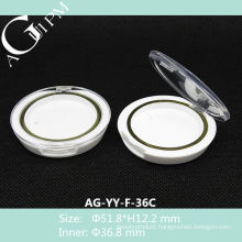 Lovely Transparent Lid One Grid Round Eye Shadow Case AG-YY-F-36C, AGPM Cosmetic Packaging, Custom colors/Logo